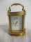 French made Brass Clock with key