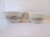 Two Midcentury Pyrex 