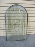 Arched Top Window/Door Insert Stain Glass style