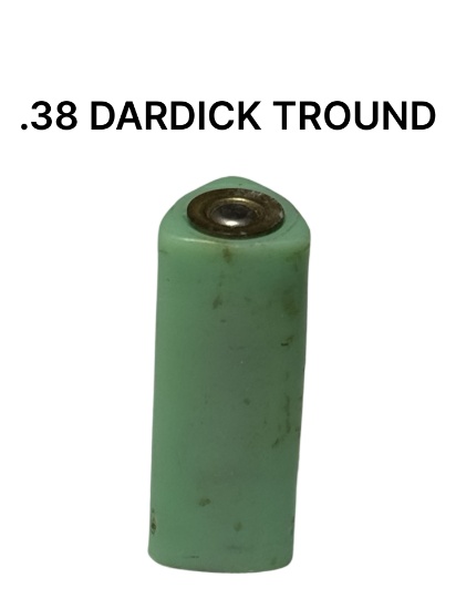RARE .38 Dardick Tround Cartridge