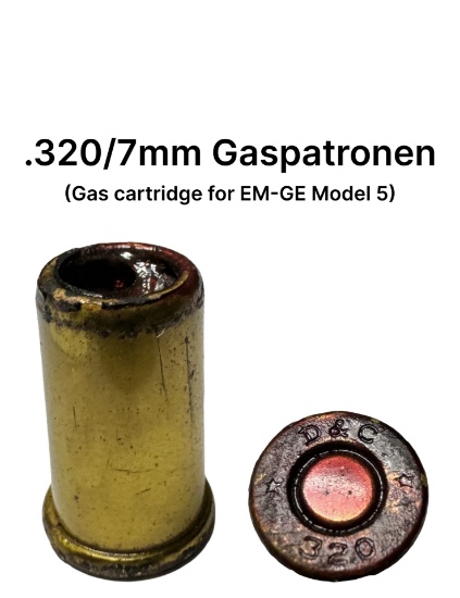 .320/7mm Gaspatronen Gas Cartridge for EM-GE Model 5
