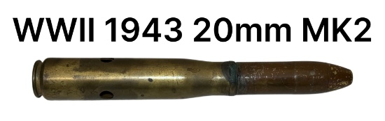 WWII 20mm MK2 Cartridge