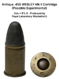 Antique .455 WEBLEY Mk II Cartridge (Possible Experimental)
