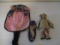 Antique Asian Doll, Slipper, and Hat