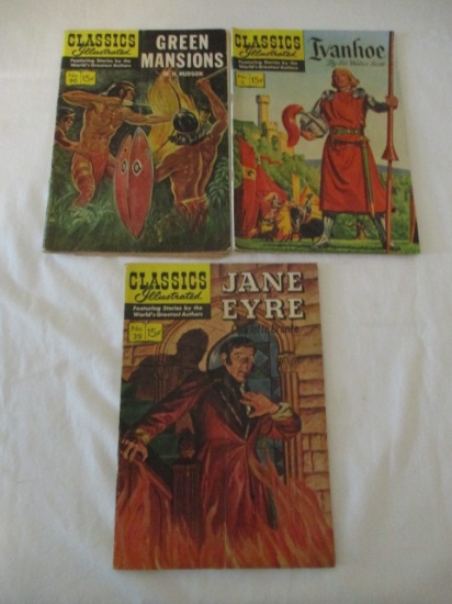Three Classics Illustrated Comic Books