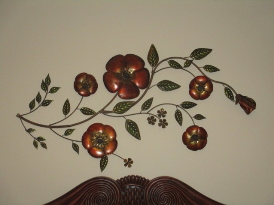 Metal Floral Wall Art