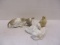 3 Lladro Animal Figurines - Cow, Ducks, Chick
