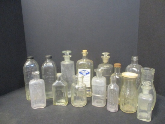 Selection of Bottles & Apothecary Bottles