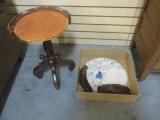 Round Occasional Table with Marble Top
