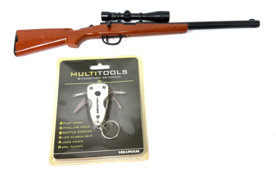 New Multitools 6-Function Key Chain and Miniature Rifle Lighter