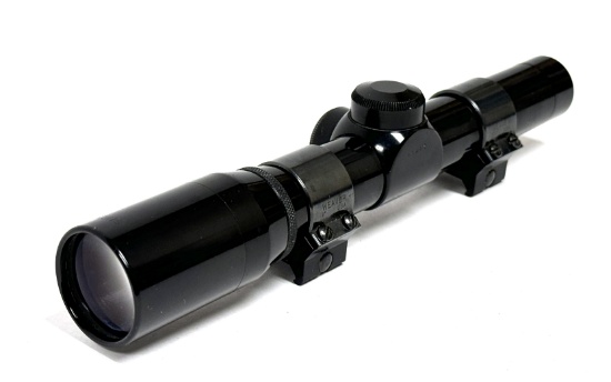 Burris 1X Pistol Scope with Ring Mounts