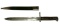 Spanish M1892/93 Mauser Knife Bayonet with Scabbard by Simson & Co, Suhl