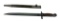 WWII 1943 British Pattern 1907 Mk. II Bayonet by North Western Railway with Scabbard