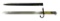 Early M1891 Argentine Mauser Bayonet with Brass grips and Scabbard