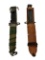 US M6 with USM8A1 Scabbard and US M7 Bayonet with Leather Sheath