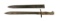 Rare German WWI Ersatz Saw Back Steel Seitengewehr 98/05 Bayonet with Scabbard