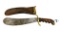 Pre-WWI M1904 US 1910 Dated Springfield Armory Hospital Corps Bolo Knife with Leather Scabbard
