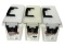 (3) Hyper Tough Transparent Clear Plastic Medium Ammo Box *NO SHIPPING*