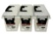 (3) Hyper Tough Transparent Clear Plastic Medium Ammo Box *NO SHIPPING*