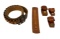Leather Cartridge Belt, Belt .22 Cartridge Slide, and Shotshell Holders
