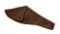 Civil War era Southern Confederate “SC 14th Captain” inscribed Brown Leather Flap Holster