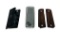 1911 One-Piece rubber grips, LLAMA G10 Grips, and Rosewood 1911 Grips
