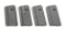 (4) Factory Colt AR-15 5.56mm NATO 20-Round Aluminum Magazines