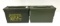 (2) .30 CAL. Metal Ammunition Cans