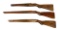 (3) Japanese Arisaka Wood Stocks