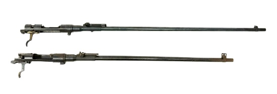 Lot of (2) Japanese Arisaka Rifle Barreled Receivers