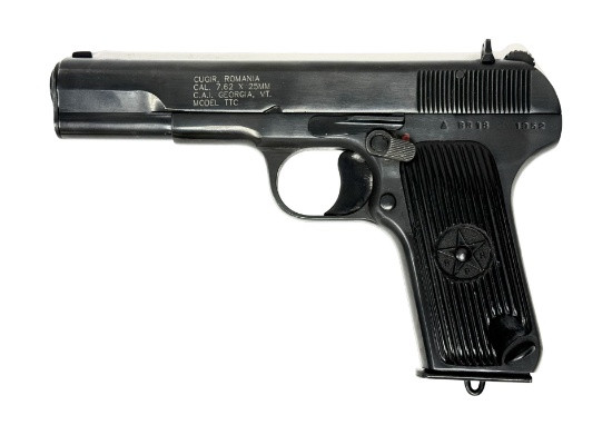 Excellent 1952 Romanian TTC 7.62x25mm TOKAREV Semi-Automatic Pistol