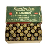 NIB 50rds. of .32-20 WINCHESTER Remington Kleanbore 80gr. Mushroom Bullet Vintage Ammunition