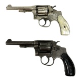 Pair of Smith & Wesson Hand Ejector 1903 .32 S&W LONG Revolvers