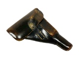 Excellent Original German WWII P38 Softshell Holster marked “bla/1944” & Eagle/WaA159