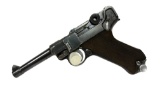 Rare 1933 German Nazi Mauser Landjagerei-Dusseldorf Police Rework “Sneak” Luger P08 Pistol