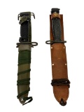 US M6 with USM8A1 Scabbard and US M7 Bayonet with Leather Sheath