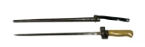 German-Modified Captured French Model 1886/15 Lebel Rifle Bayonet and Scabbard