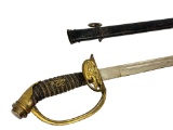 Antique Prussian Model 1889 Infantry Officer’s Sword by Carl Eickhorn with Scabbard