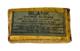 Sealed Original Frankford Arsenal 20rds. of .30 CAL. M1909 BLANK for Rifles and Automatic Guns