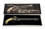 NIB Civil War Replica Toy Percussion Pistol with Leather Sheath