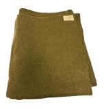 Original WWI 1918 Dated US Army Wool Blanket with Tag
