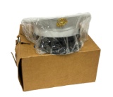 New & Unissued Enlisted Service USMC Cap with Extras 