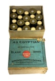 Collectible 20rds. of .43 EGYPTIAN (11.43x50R) BLANK Cartridge Ammunition by Remington-UMC