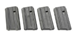 (4) Factory Colt AR-15 5.56mm NATO 20-Round Aluminum Magazines