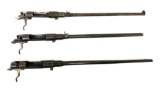 Lot of (3) Japanese Arisaka Barreled Receivers