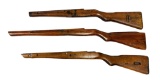 (3) Japanese Arisaka Wood Stocks