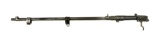 Japanese Arisaka Type 99 Rifle Barreled Receiver with Partial Mum and Barrel Band
