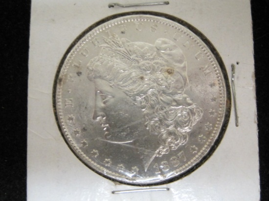 Morgan Silver Dollar- 1887
