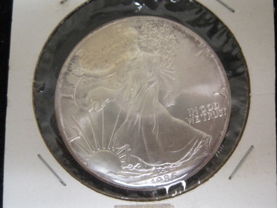 American Eagle Silver Dollar- 1986