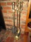 Brass Fireplace Set